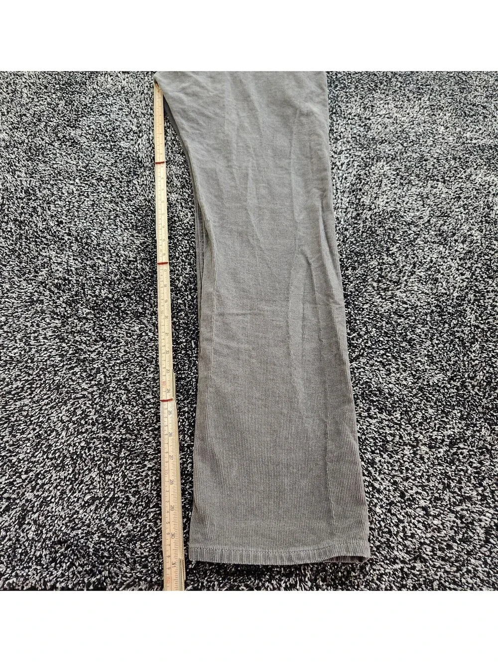 J Crew 484 Slim Fit Corduroy Pants Mens Grey Ribbed Trousers Size 36x32